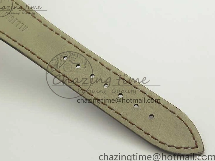 1222 Tailored Cellini Time 50509 RG MKF Best Edition Black Dial Roman Marker on Brown Leather Strap A3132 V 3406